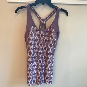 Patagonia purple printed tank top